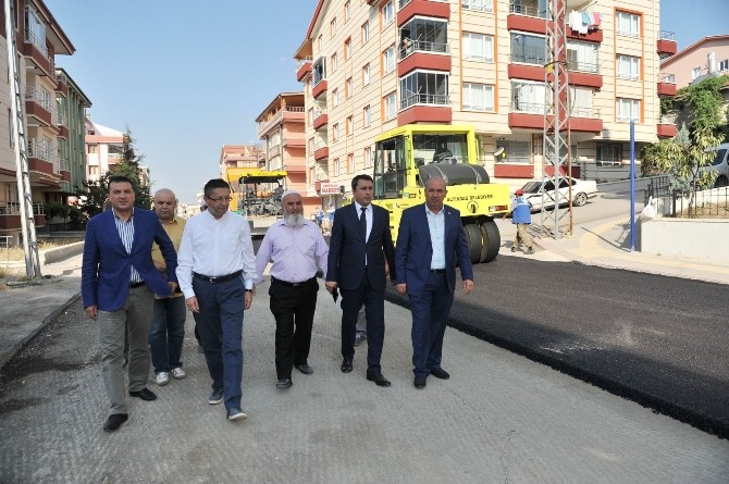 Altındağ Belediyesi Asfalt Ekipleri Çamlık Mahallesi’nde