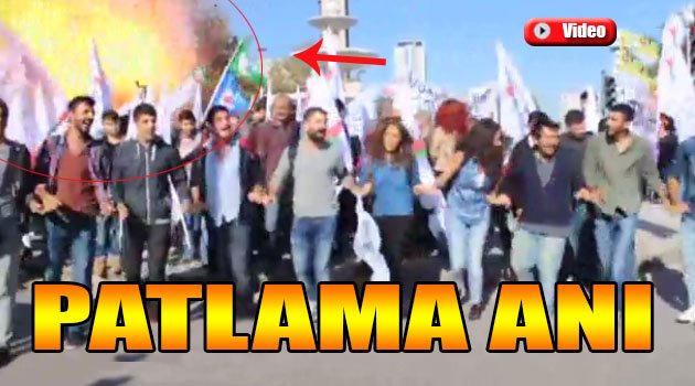 Ankara'daki bombalı sadırı anı kamerada
