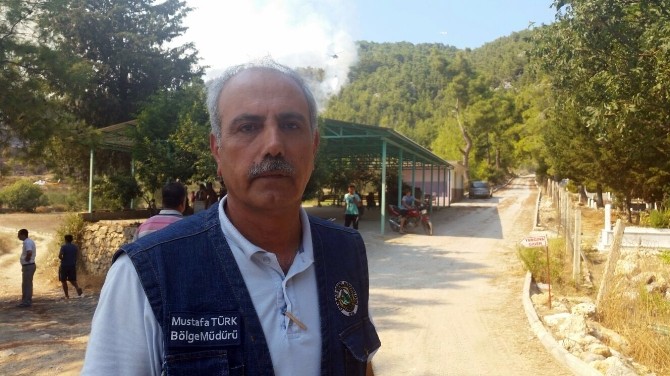 Antalya’daki Orman Yangınını Söndürme Çalışmaları Sürüyor