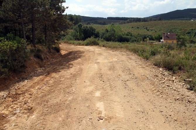 Aydos Yolu Asfaltlanıyor