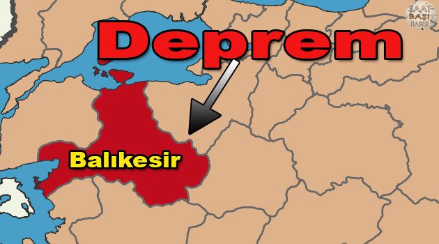 Balıkesir'de 3.2 şiddetinde deprem oldu