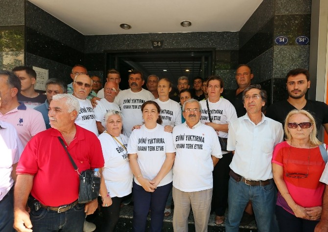 Evleri Hakkında Yıkım Kararı Verilen Vatandaşlardan Eylem