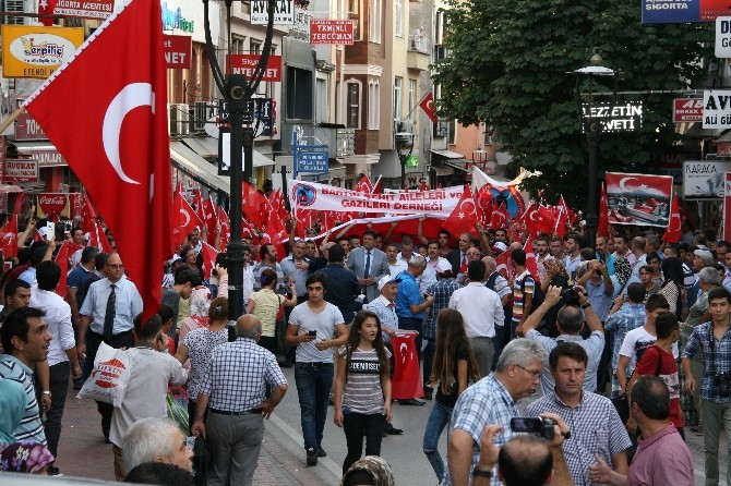 Bartın’da Teröre Tepki Yürüyüşü