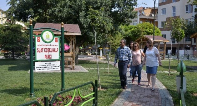 Başkan Ataç Yenilenen Parkları Denetledi