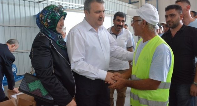 Başkan Çerçi Personeliyle Bayramlaştı
