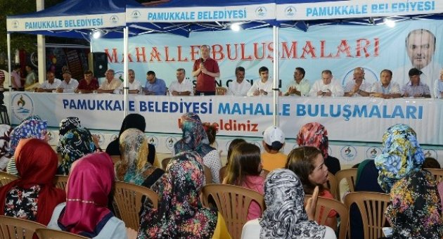 Başkan Gürlesin Kurtluca Mahallesi’nde Halkla Buluştu