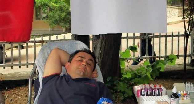 Başkan Küçükkuru’dan Kan Bağışına Destek