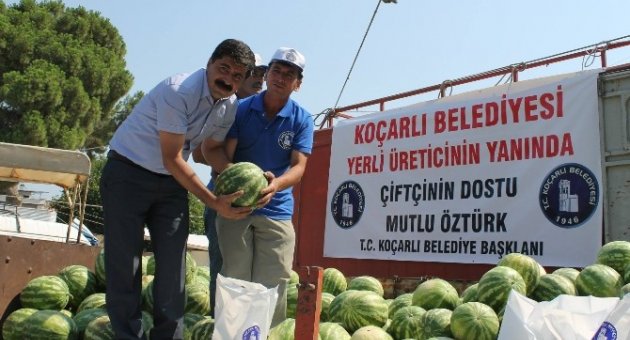 Başkan Öztürk’ten Karpuz Üreticisine Destek