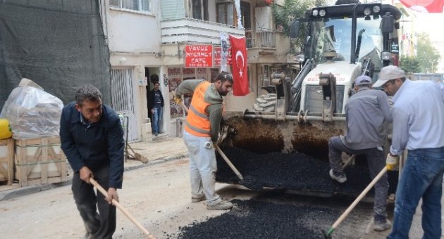 Bilecik Belediyesinden Asfalt Ve Yama Çalışmaları