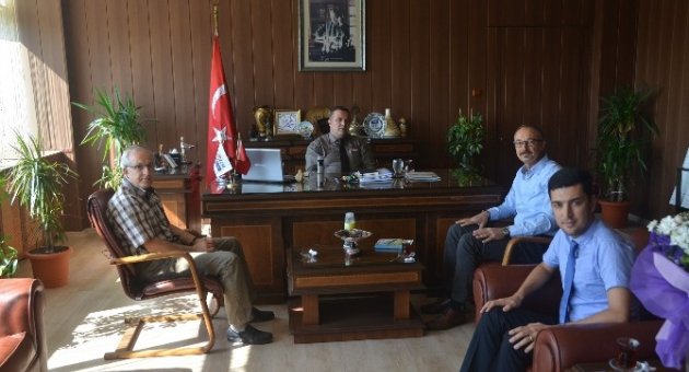 Bisikletli Gezginler Derneği’nden İl Müdürü Koca’ya Ziyaret