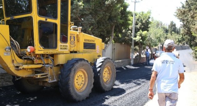 Bodrum’da Asfaltlama Çalışmaları Sürüyor