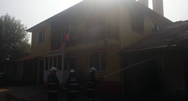 Bolu’da Ev Yangını