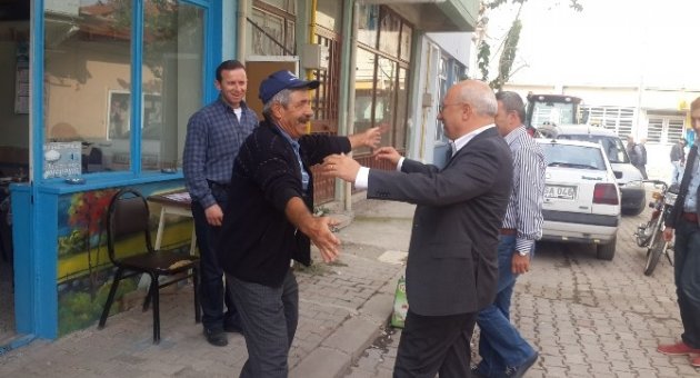 Çakırözer, İnönü’de Pazar Ve Esnafı Ziyaret Etti