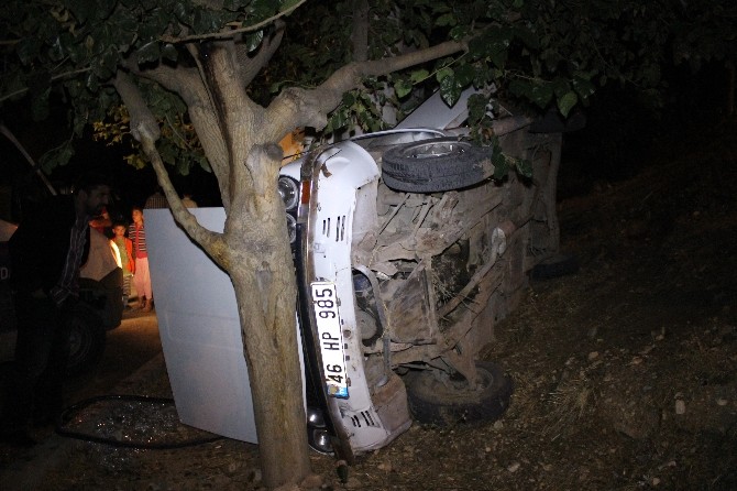 Çaldığı Otomobille Uçuruma Yuvarlandı