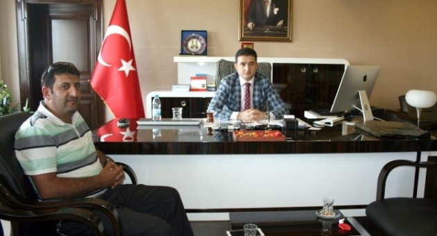 Çankaya, Köprüköy Kaymakamı Osman Bilici’yi Ziyaret Etti