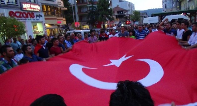 Çaycuma’da Teröre Tepki