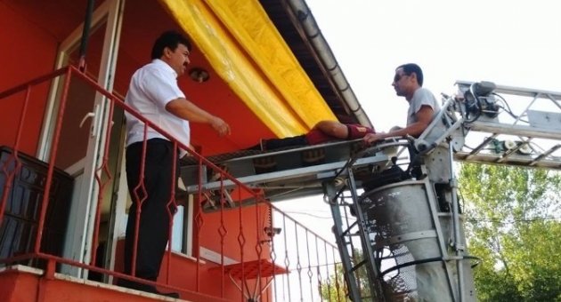 Çaycuma İtfaiyesi’nden Yaralı Kurtarma Tatbikatı