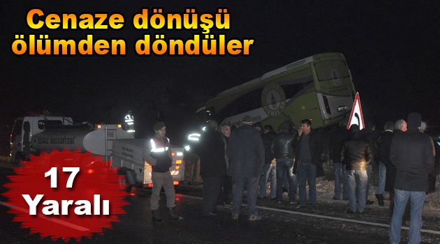 Cenaze sonrası ölümden döndüler
