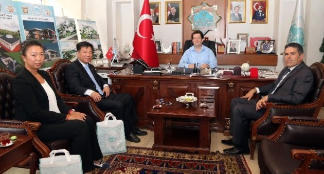 Çinli Yöneticiden Başkan Yazgı’ya Ziyaret