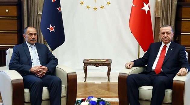Cumhurbaşkanı Erdoğan, konuğunu ağırladı