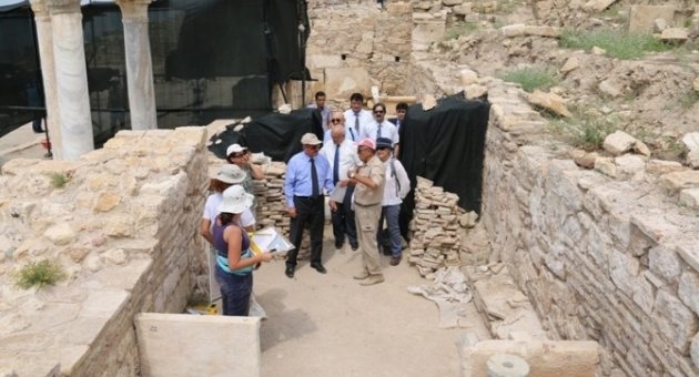 Denzli Valisi Kocatepe, Hierapolis Kazılarını İnceledi