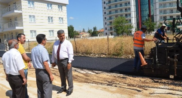 Ereğli’de Asfalt Çalışmaları Sürüyor