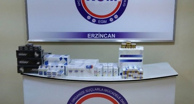 Erzincan Emniyet Müdürlüğünden Kaçak Sigara Operasyonu