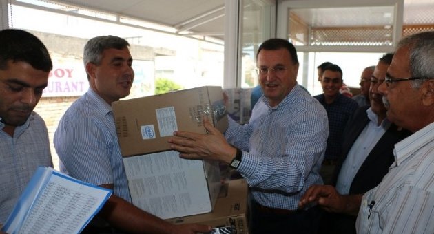Erzinli Muhtarlara Büyükşehir Belediyesi’nden Bilgisayar