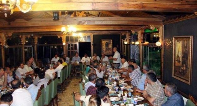 Eski Develi Kaymakamı Enver Ünlü’ye Veda Yemeği