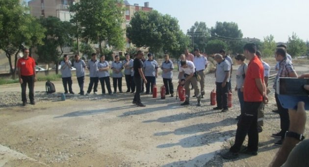 Forum Magnesia’da Yangın Tatbikatı