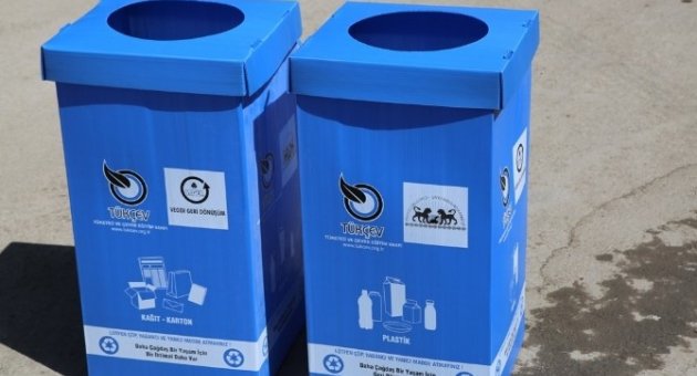 Geri Dönüşüm İçin Bin 500 Çöp Kutusu Dağıtıldı