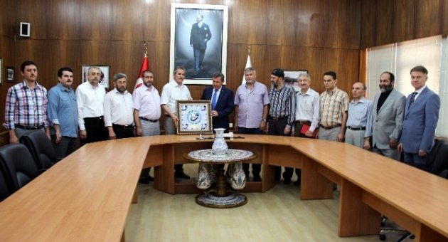 Gönüllü Kültür Teşekkülleri Üyelerinden Vali Yılmaz’a Teşekkür Ziyareti
