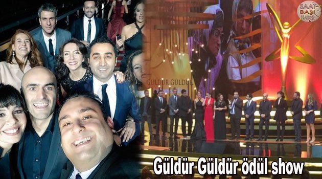 Güldür Güldür ekibi Altın kelebek ödül törenini gülme krizine soktu