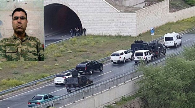 Gümüşhane'de jandarma aracına terör saldırısı 1 şehit 1 yaralı