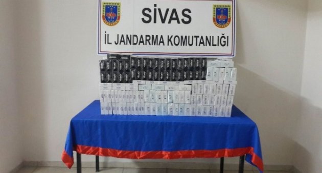 Gürün’de 5 Bin 50 Paket Kaçak Sigara Ele Geçirildi