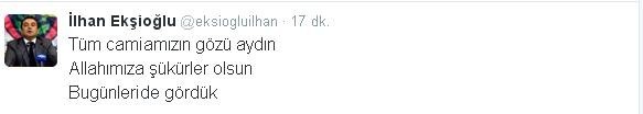 İlhan Ekşioğlu’ndan Müjdeli Haber