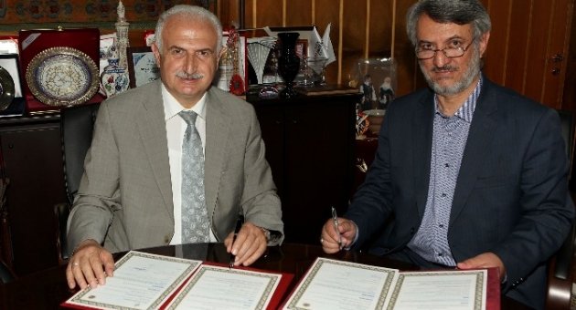 İran Shahid Ashrafi Esfahani Üniversitesi’nden Atatürk Üniversitesi’ne Ziyaret
