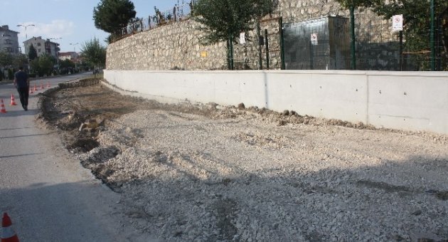 Kastamonu’da Cezaevi Rampasında Yol Genişletme Çalışmaları Sürüyor