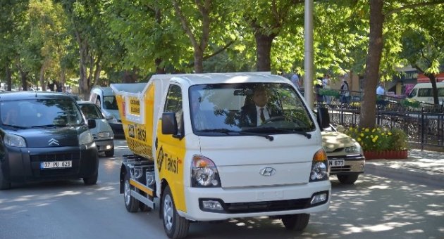 Kastamonu’da Çöp Toplayan Taksi, Hizmete Girdi