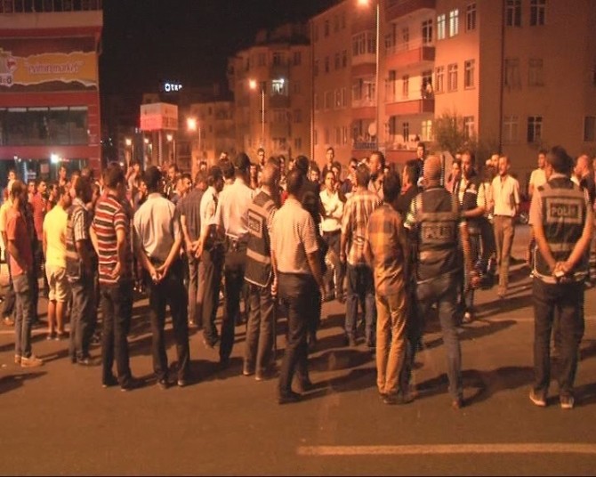 Kayseri’de Gergin Anlar
