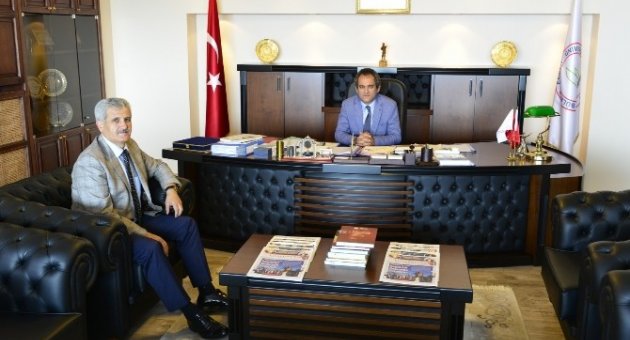 KOSGEB Başkanı Yıldırım’dan Rektör Özer’e Veda Ziyareti