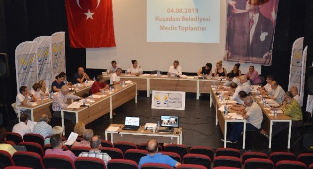 Kuşadası Belediye Meclisi Ağustos Ayı Toplantısı Yapıldı
