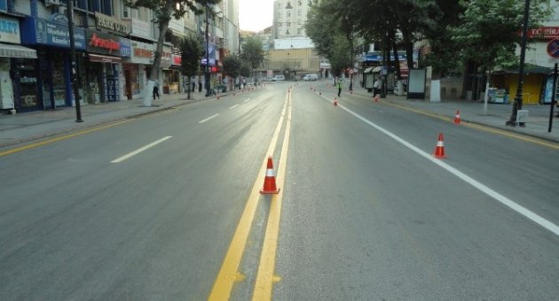 Malatya’da Yol İşaretleme Ve Levhalama Çalışmaları