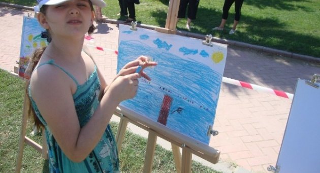 Mavi Bayraklı Plajlarda Resim Yarışması