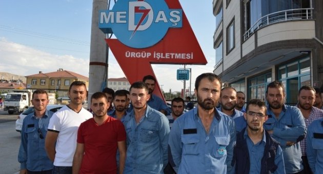 Medaş İşçileri, Düşük Maaş Nedeniyle İş Bıraktı