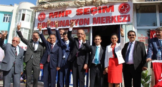 MHP Karapınar Seçim Koordinasyon Merkezi Açıldı