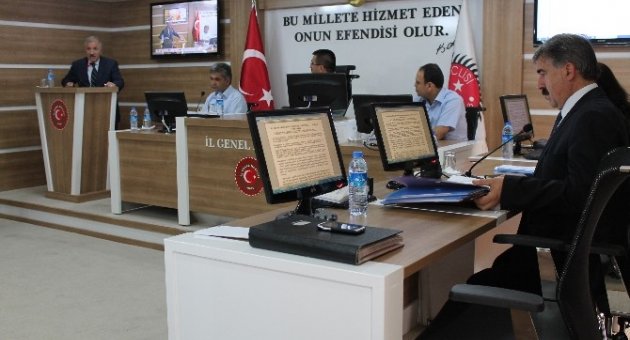 MHP Niğde Milletvekili Bayram, İl Genel Meclisinde