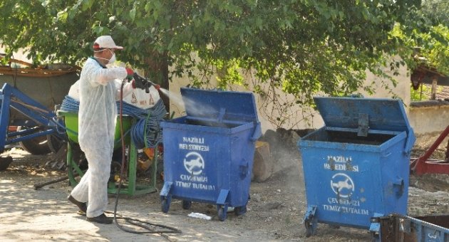 Nazilli Belediyesi’nin Haşereyle Mücadelesi Her Mahallede Devam Ediyor