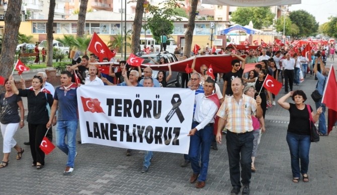 Ödemiş Şehitler İçin Yürüdü