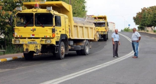 Ortahisar’da Asfalt Çalışmaları Yapılıyor